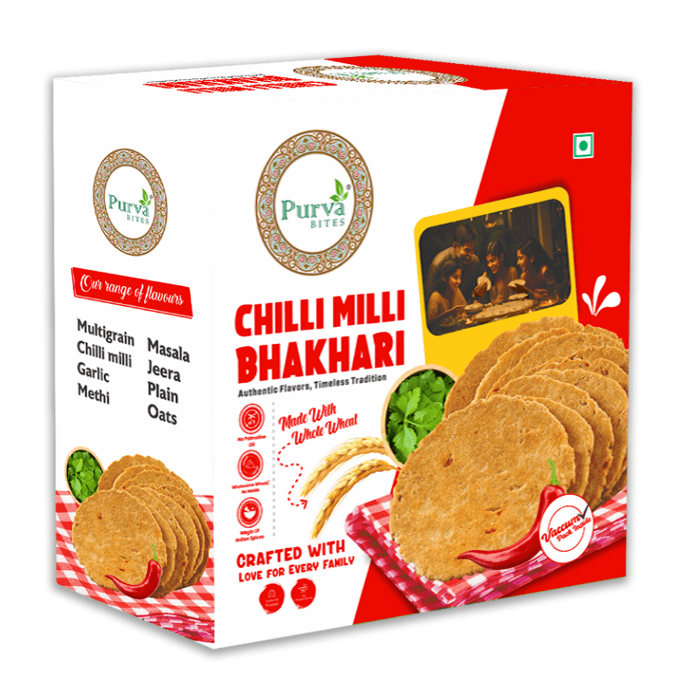 ROASTED CHILLI MILLI BHAKHRI