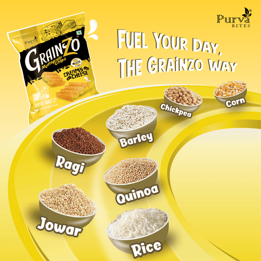 Grainzo Creamy Cheese Multigrain Chips