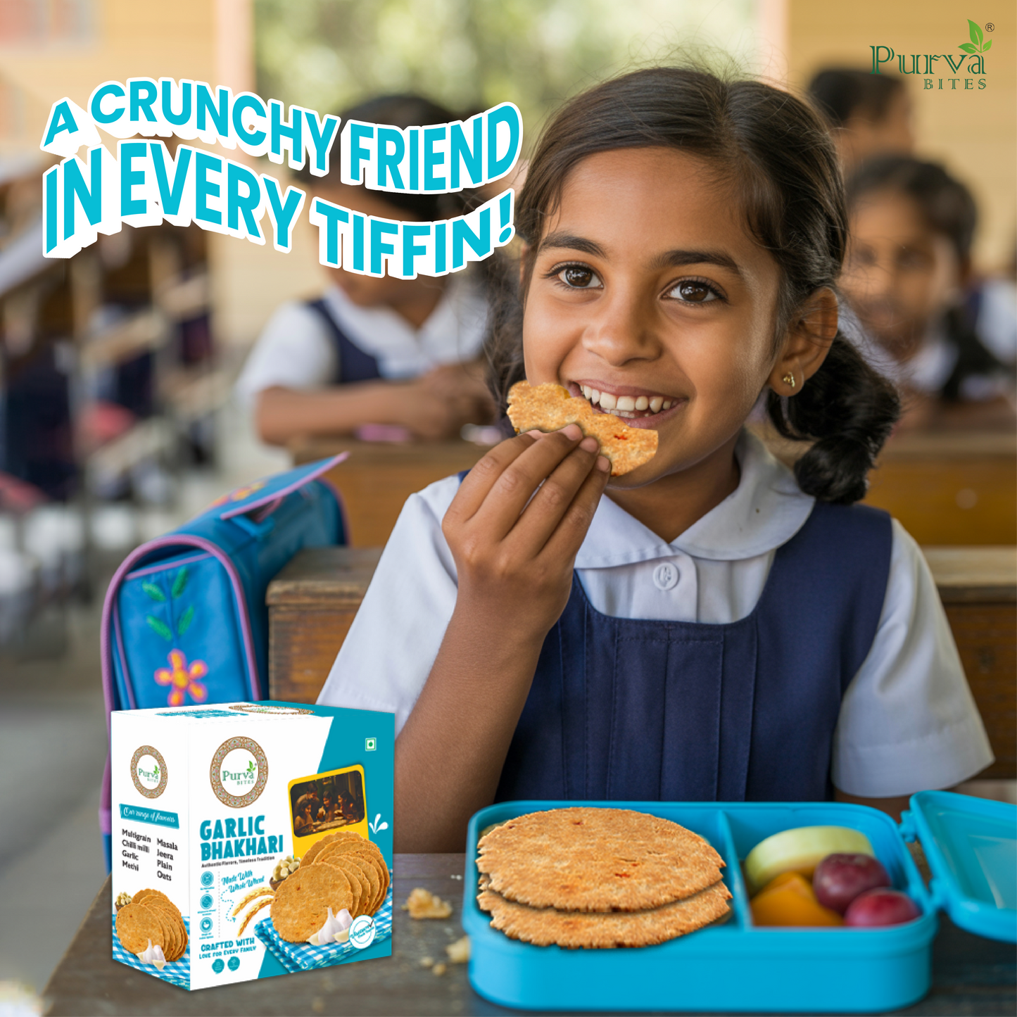 ROASTED GARLIC BHAKHRI