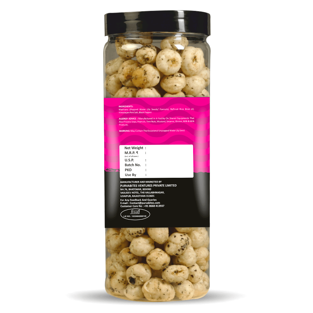 HIMALAYAN PINK SALT & PEPPER ROASTED MAKHANA