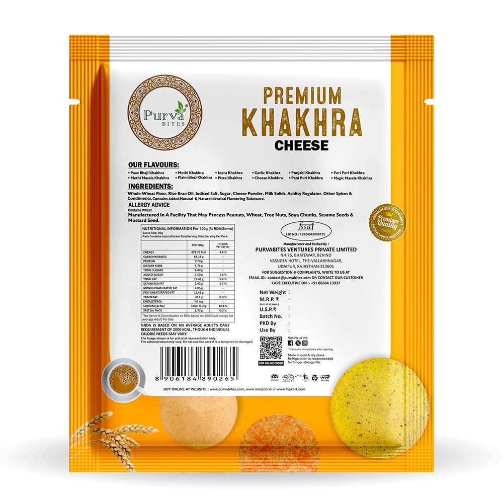 CHEESE MASALA KHAKHRA