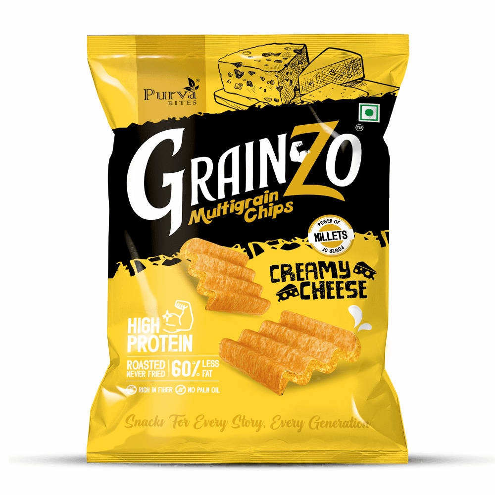 Grainzo Creamy Cheese Multigrain Chips