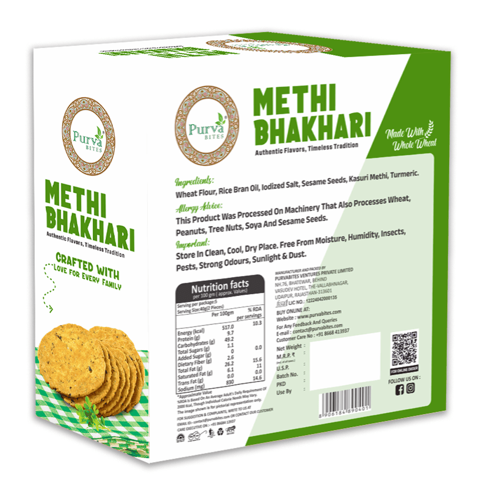 ROASTED METHI BHAKHRI