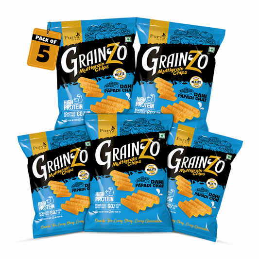 Grainzo Dahi Papadi Multigrain Chips