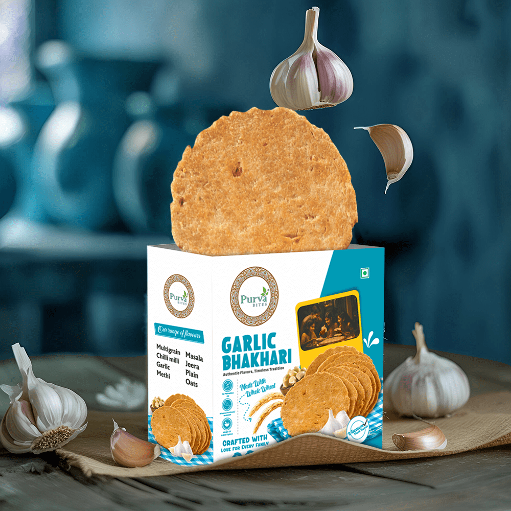 ROASTED GARLIC BHAKHRI