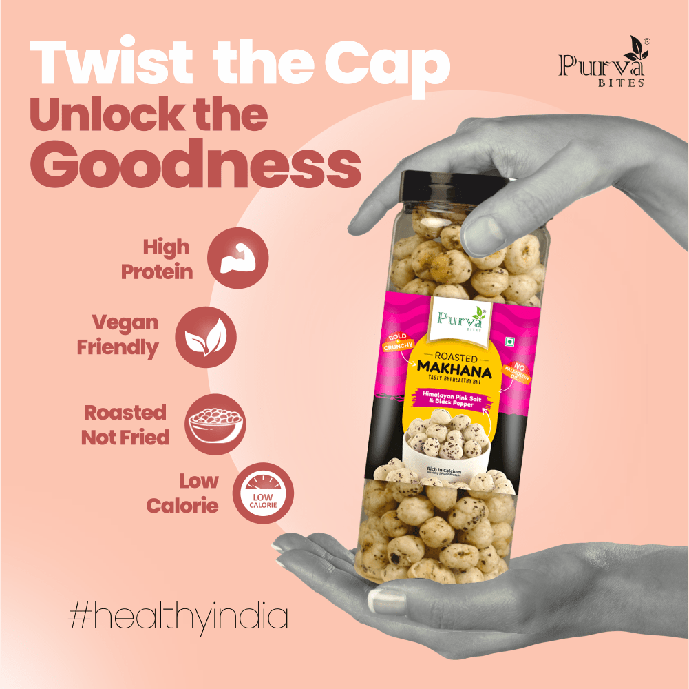 HIMALAYAN PINK SALT & PEPPER ROASTED MAKHANA