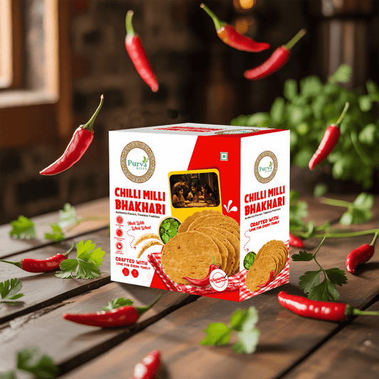 ROASTED CHILLI MILLI BHAKHRI