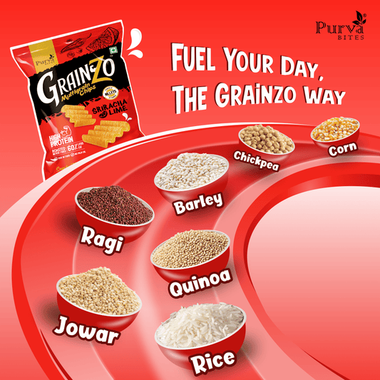 Grainzo  Sriracha Lime Multigrain Chips