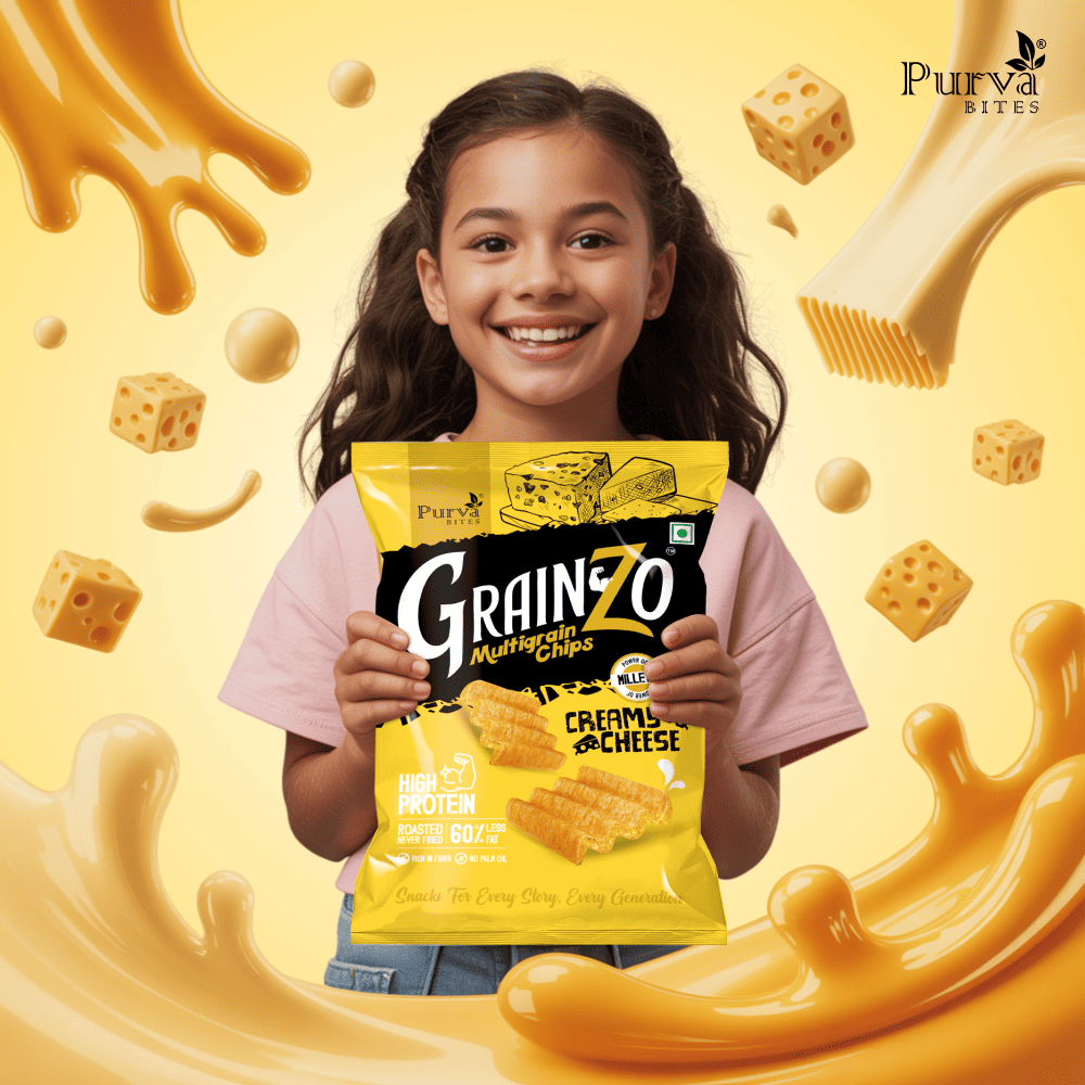 Grainzo Creamy Cheese Multigrain Chips