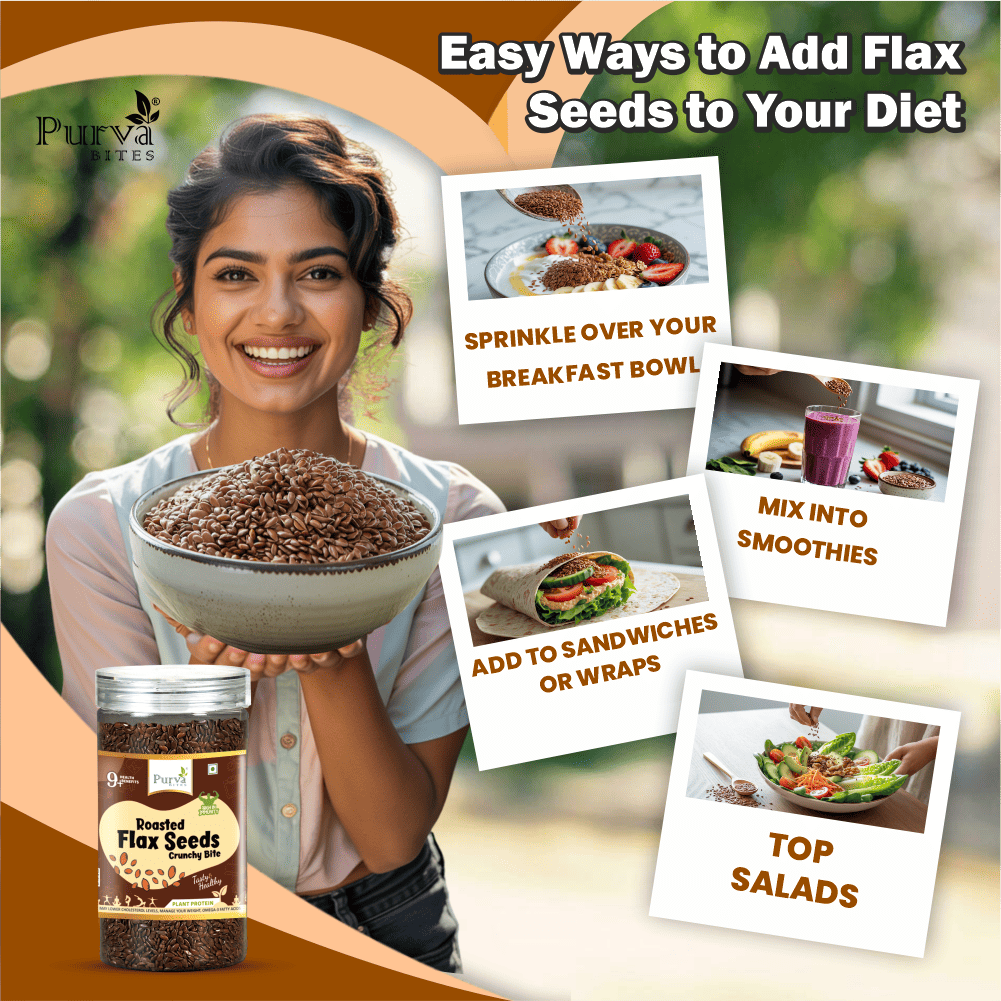 ROASTED FLAX SEEDS