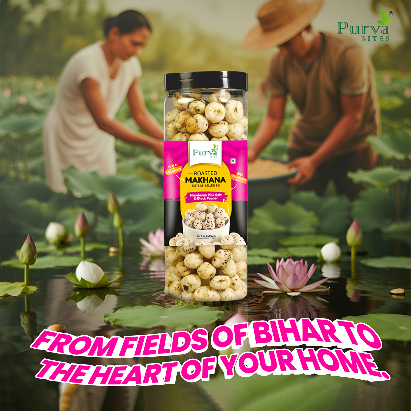 HIMALAYAN PINK SALT & PEPPER ROASTED MAKHANA