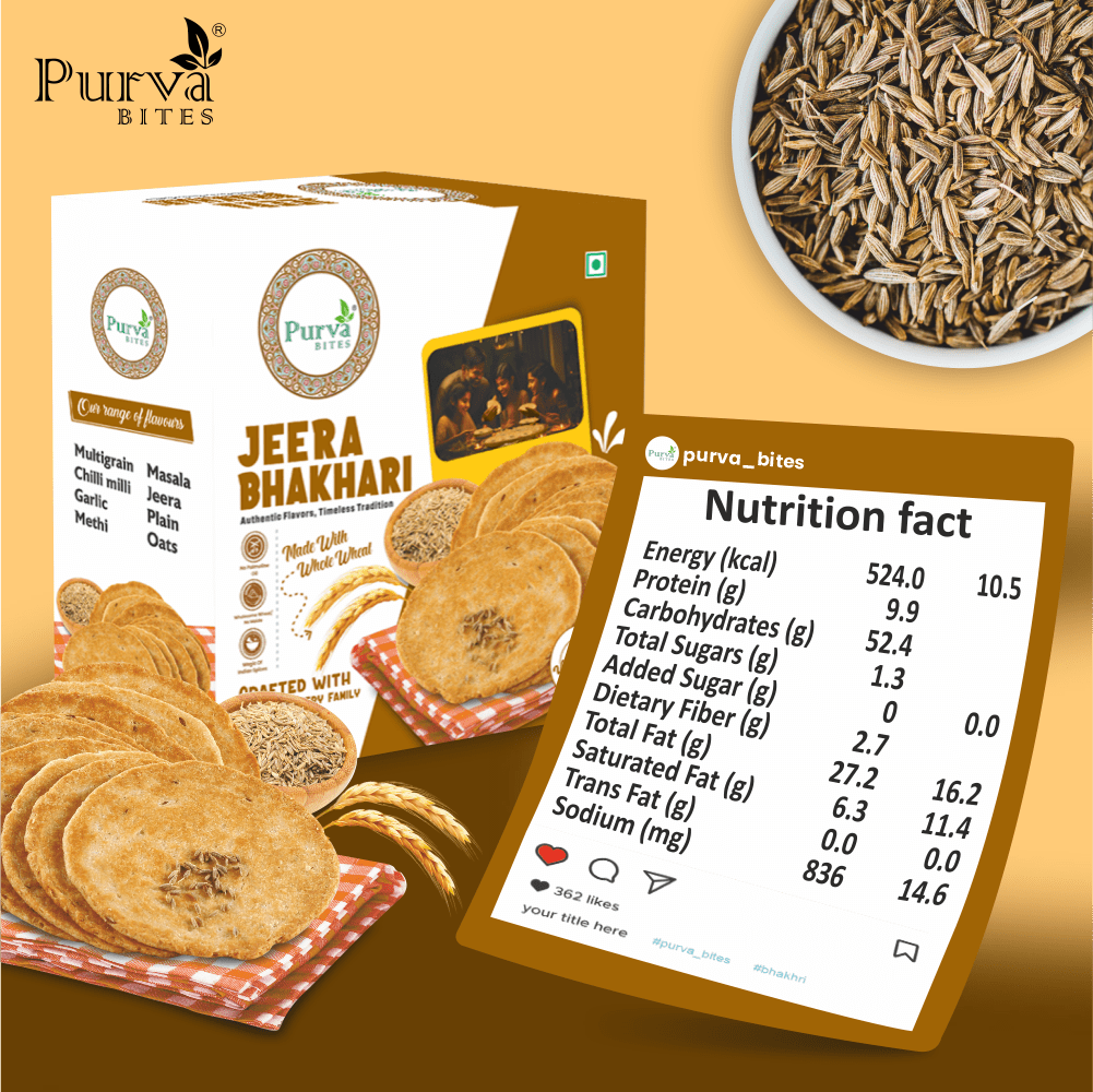 ROASTED JEERA BHAKHRI