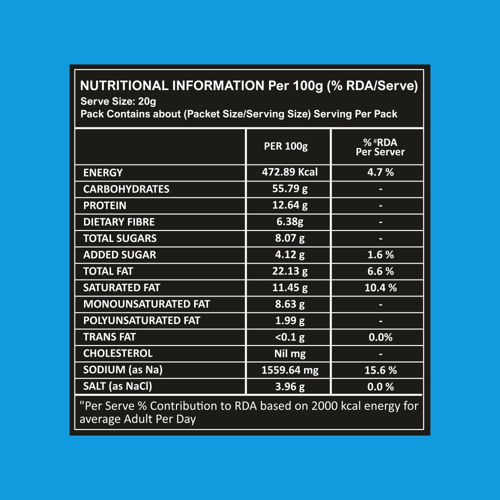 Grainzo Dahi Papadi Multigrain Chips