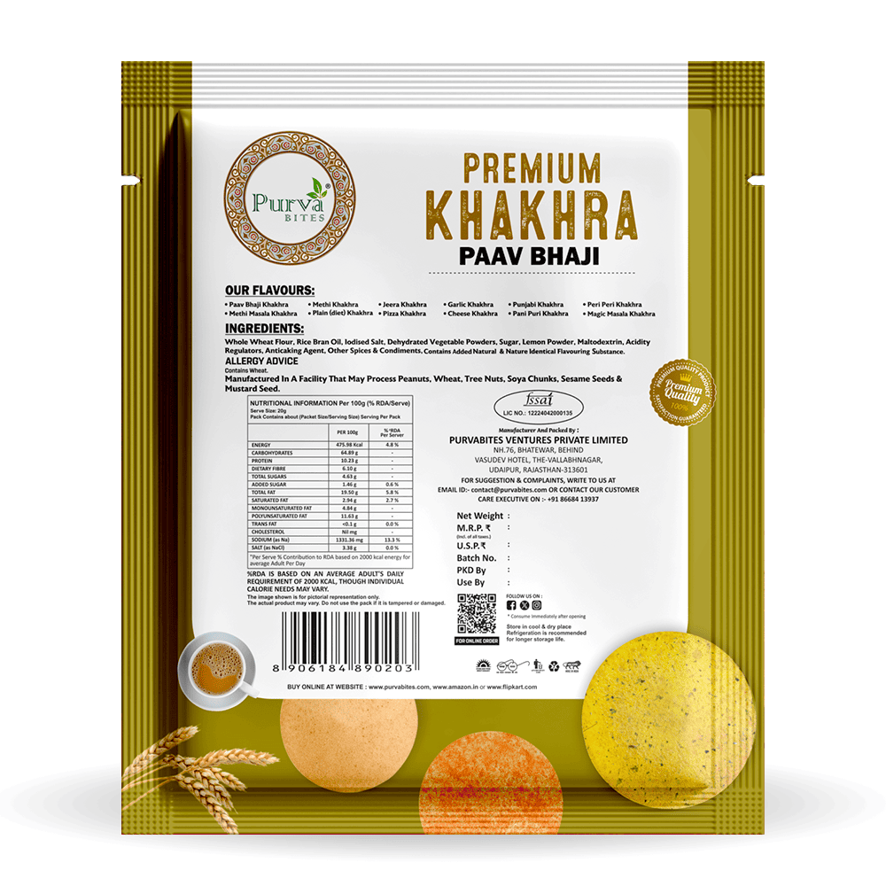 PAV BHAJI KHAKHRA