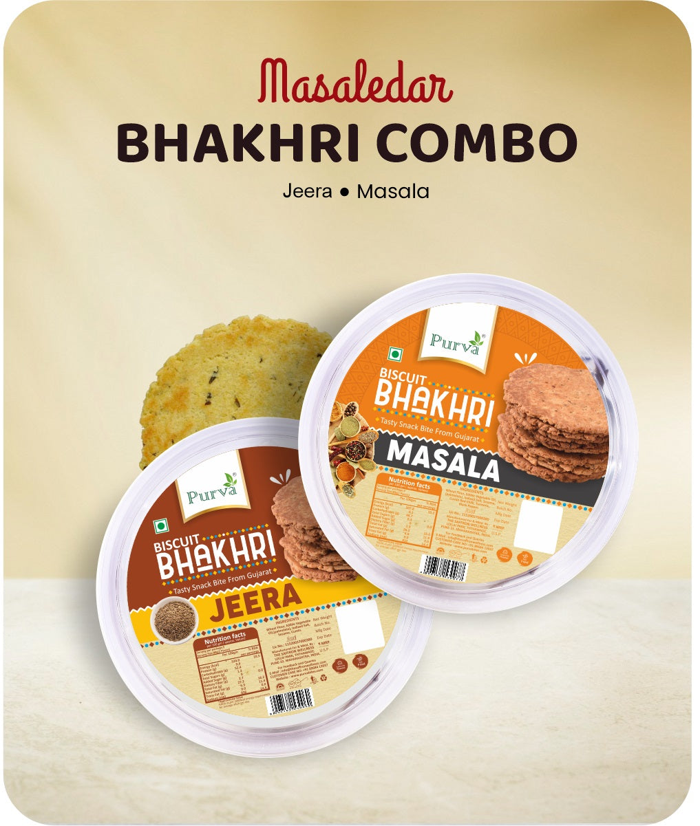 MASALEDAR BHAKHRI COMBO (JEERA & MASALA)