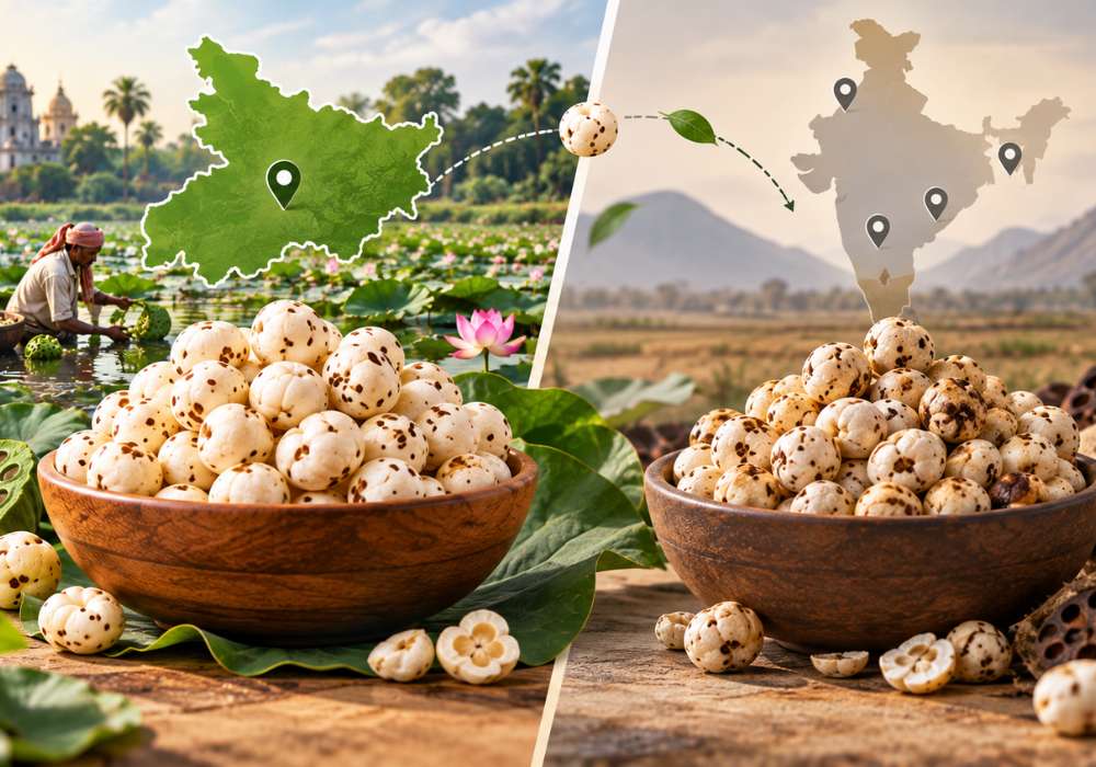 Bihar Makhana vs Other Makhana – Why Sourcing Matters for Your Brand